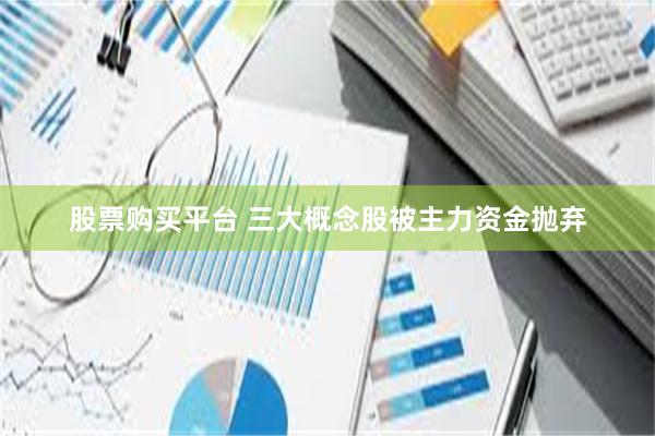 股票购买平台 三大概念股被主力资金抛弃